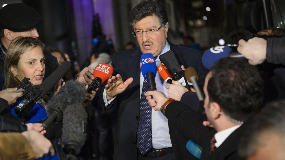 HNC's Salim Muslet in Geneva on 30 January 2016