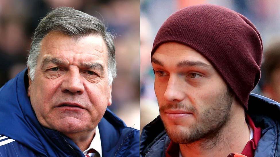 Sam Allardyce and Andy Carroll
