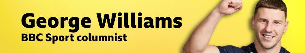 A banner reading 'George Williams - BBC Sport columnist'