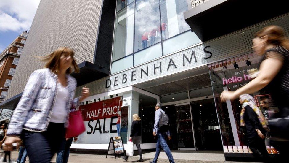 Debenhams shop