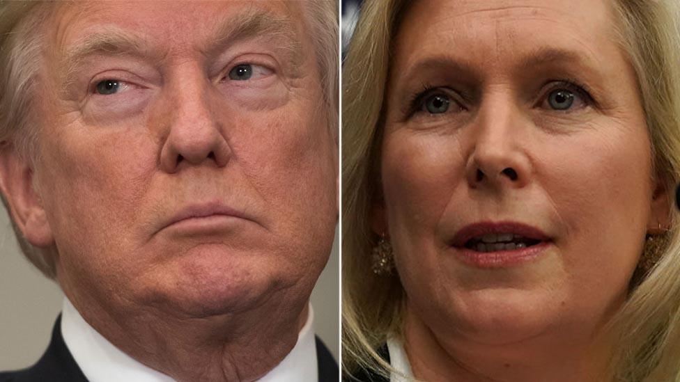 trump and gillibrand