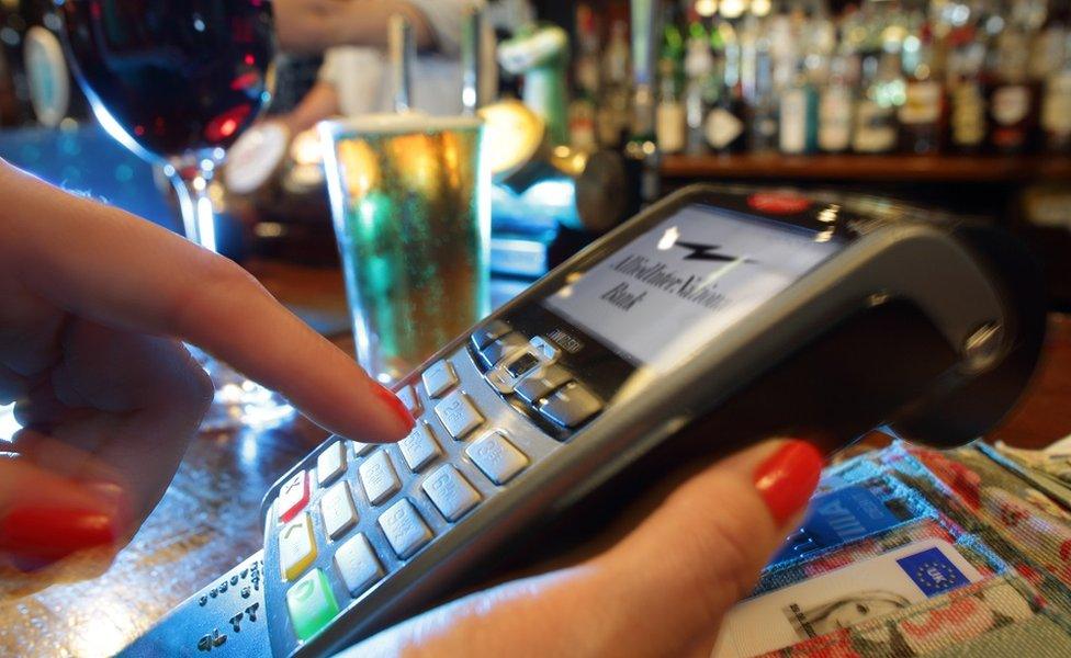 ATM machine in a pub