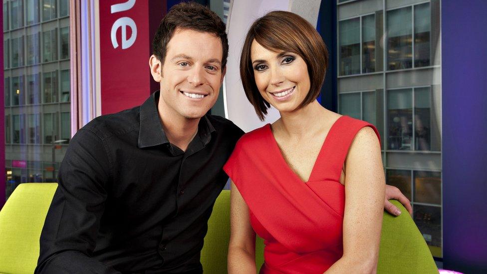 One Show presenters Matt Baker and Alex Jones