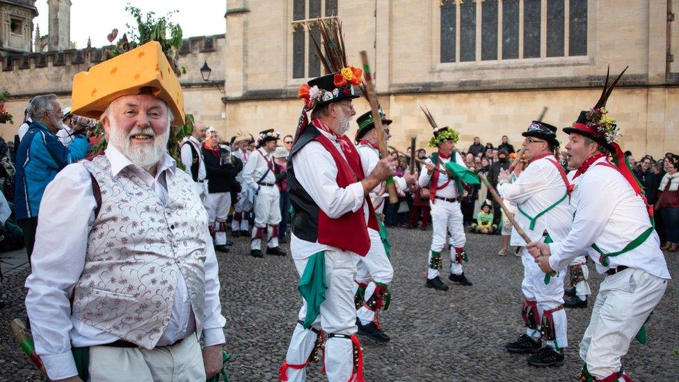 May Day morris dancers