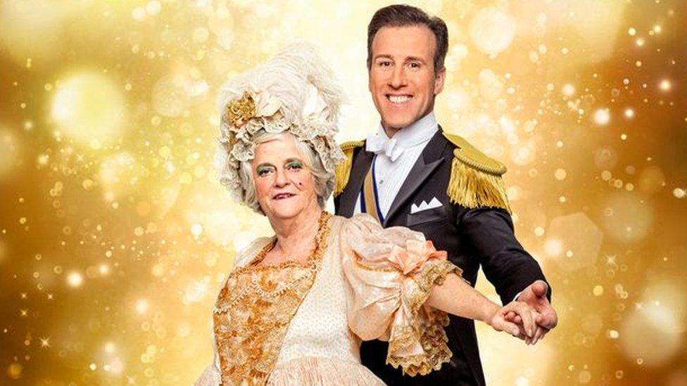 Ann Widdecombe and Anton Du Beke