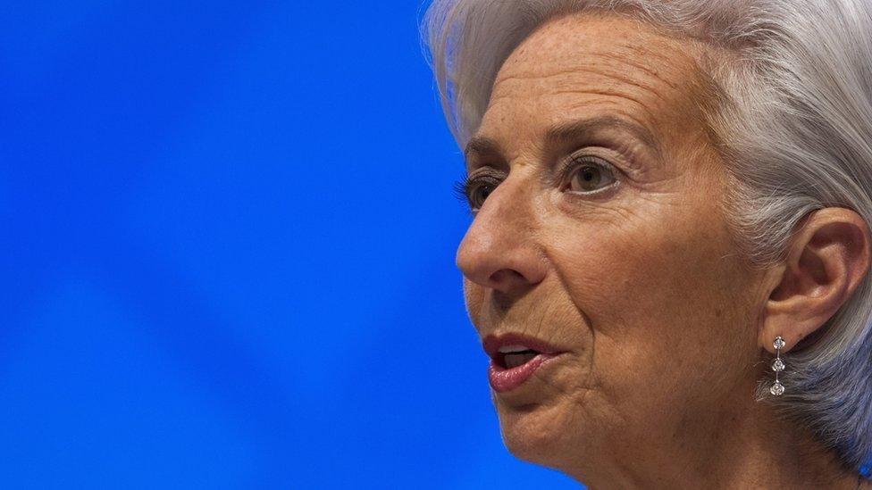 International Monetary Fund (IMF) Managing Director Christine Lagarde