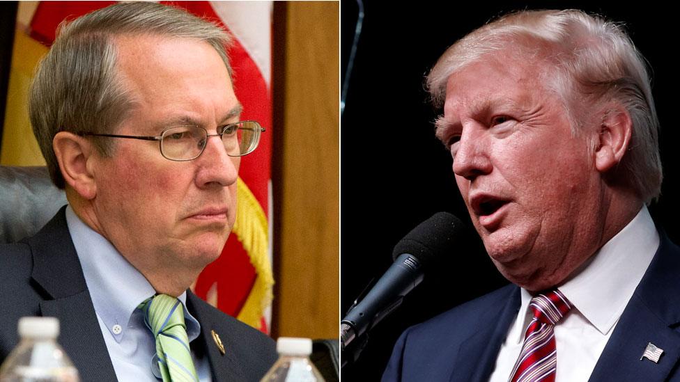 Bob Goodlatte and Donald Trump