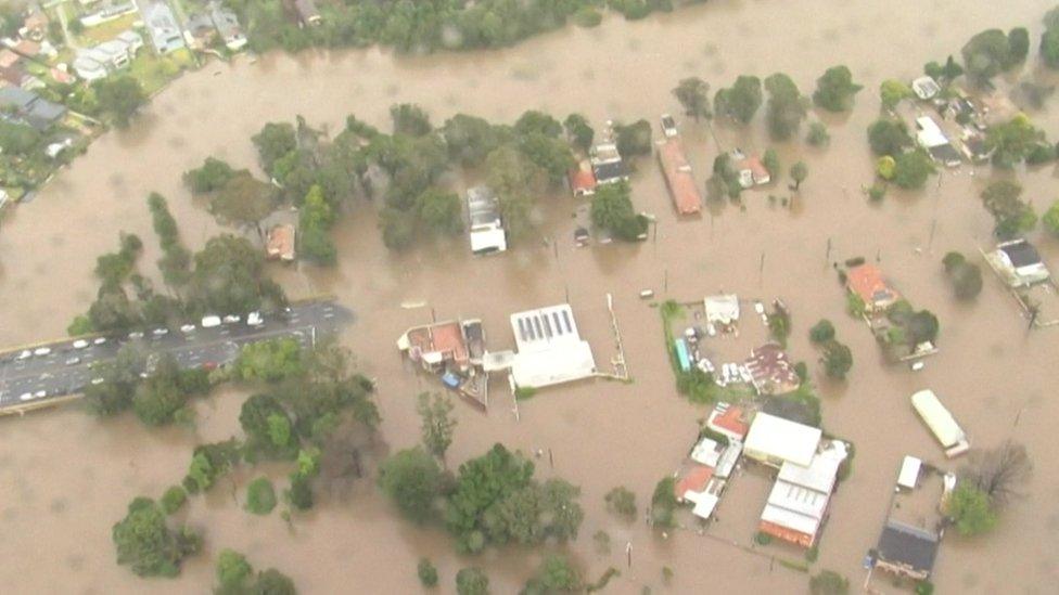 Flooded area