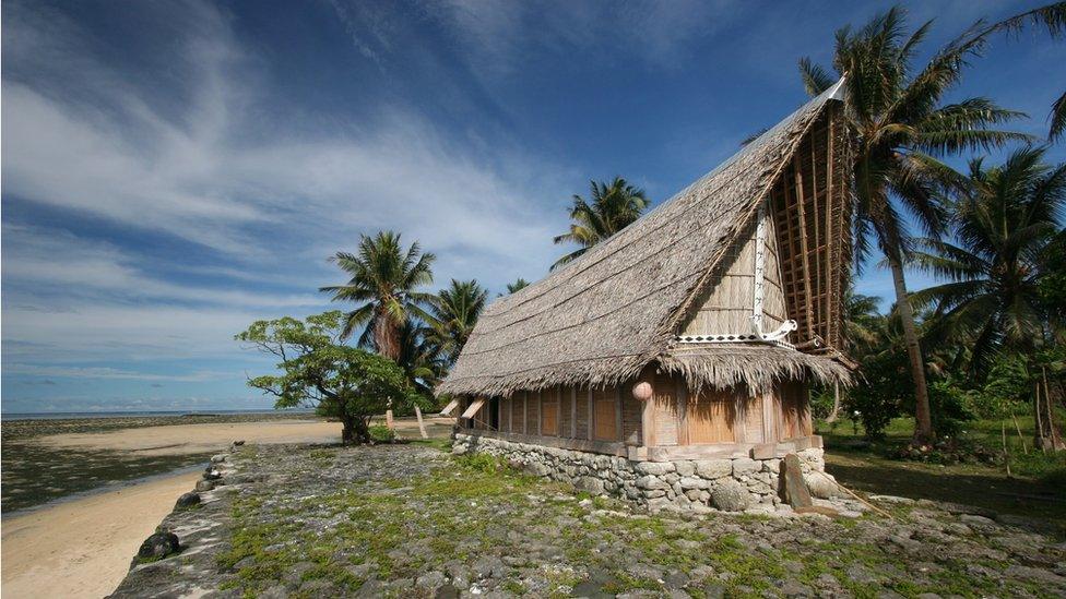 Yap house in Micronesia