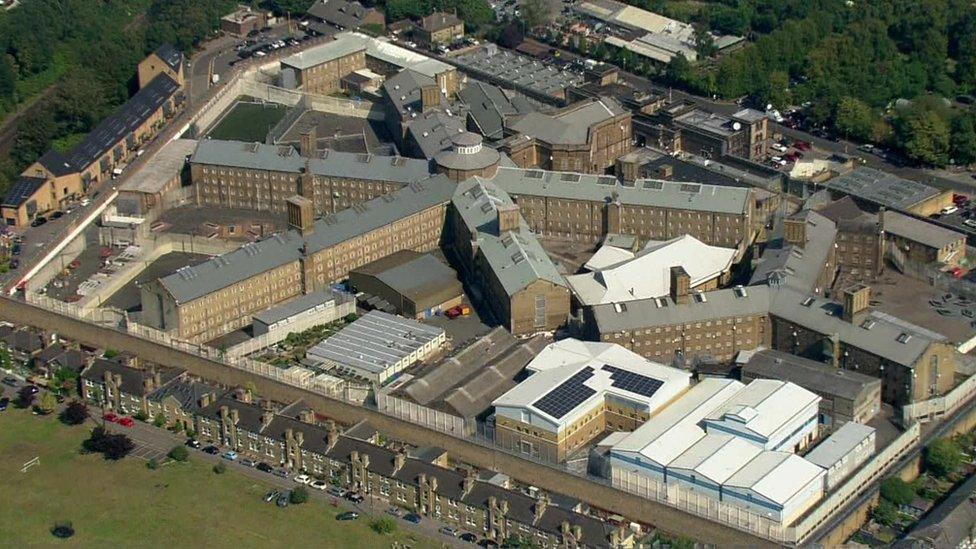 Wandsworth Prison aerial view