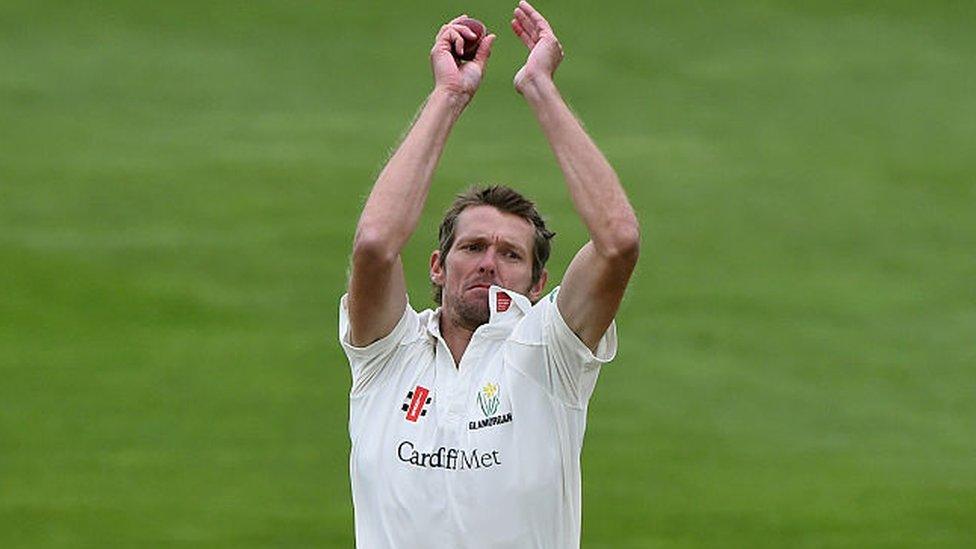 Glamorgan fast bowler Michael Hogan