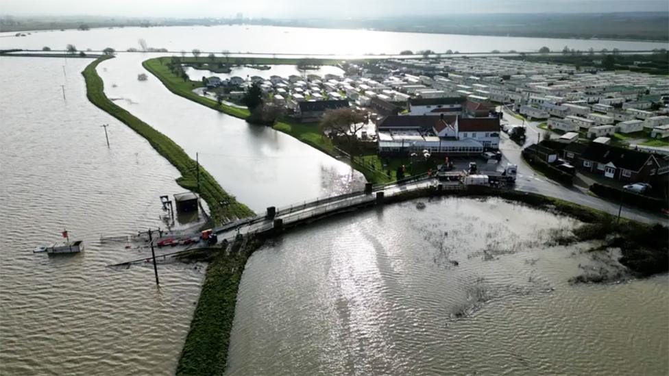 Aerial view of Short Ferry Road