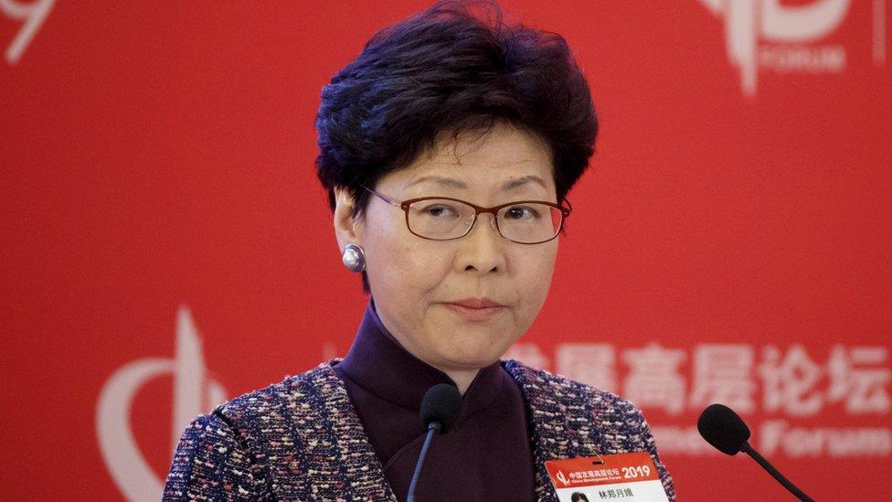 Hong Kong's leader Carrie Lam