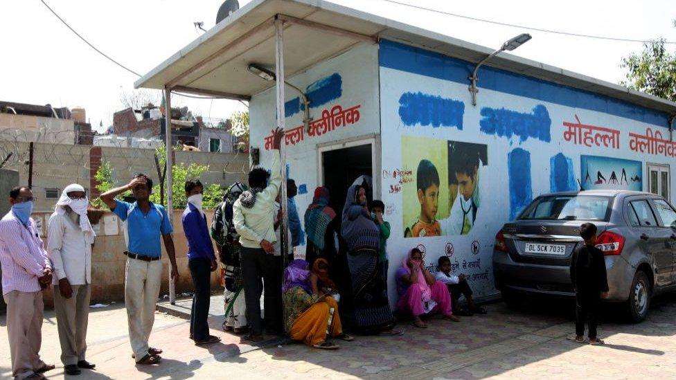 Many of the city's poor rely on its "mohalla" clinics