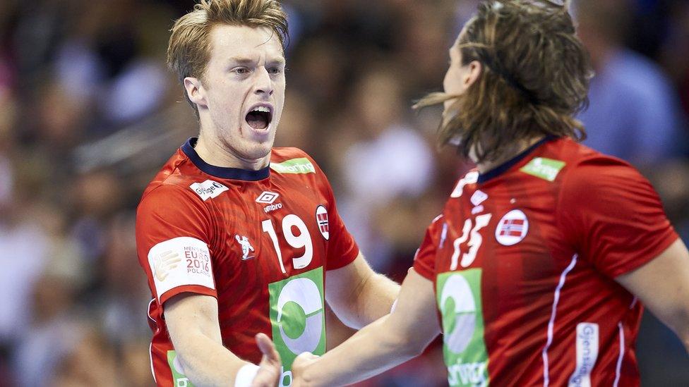 Norwegian handball players.