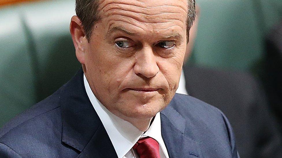 Australia's federal opposition leader Bill Shorten