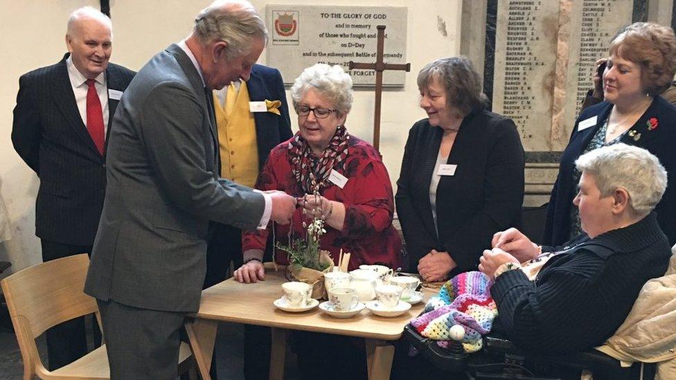 Prince of Wales at Holy Trinity in Hull