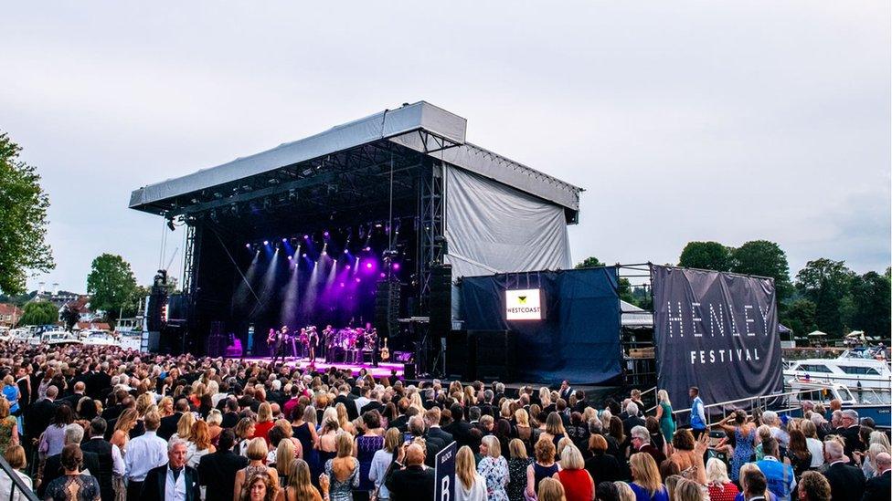 Boy George at Henley Festival