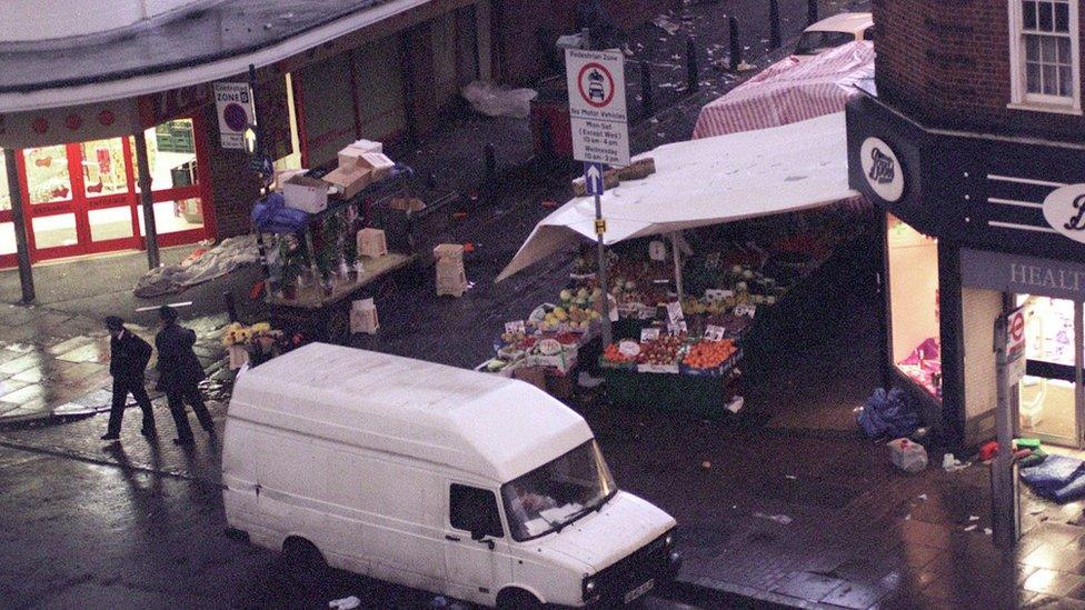 Scene of Brixton bombing