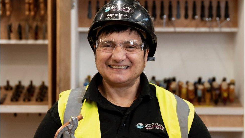 Hattie Hasan, founder of Stopcocks Women Plumbers