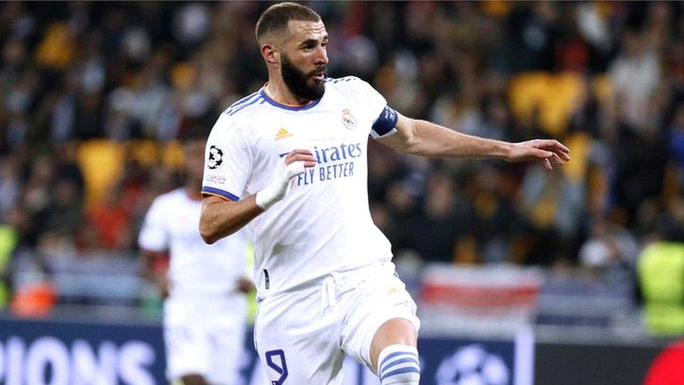 On the pitch Karim Benzema, 33, has scored for Real Madrid and France in the past 10 days