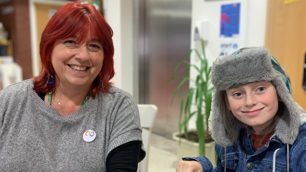 Abi and her son Casey at The Brain Charity