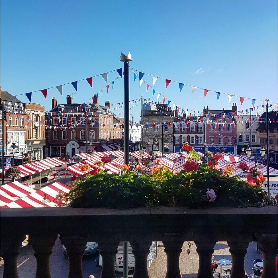 Newark-on-Trent town centre