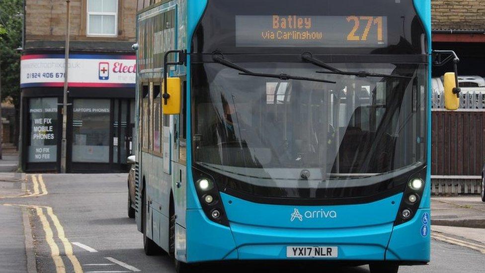 Bus in Batley