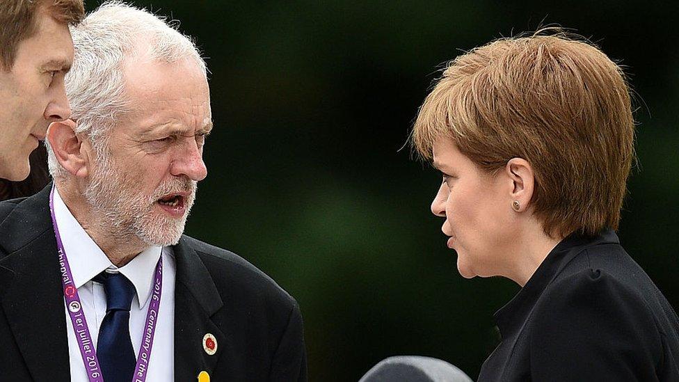 Corbyn and Sturgeon