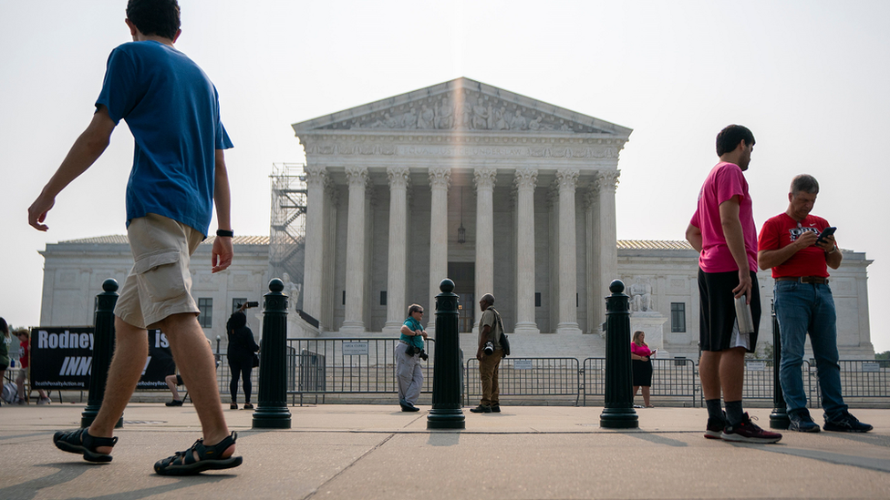 The US Supreme Court in Washington DC on 29 June, 2023