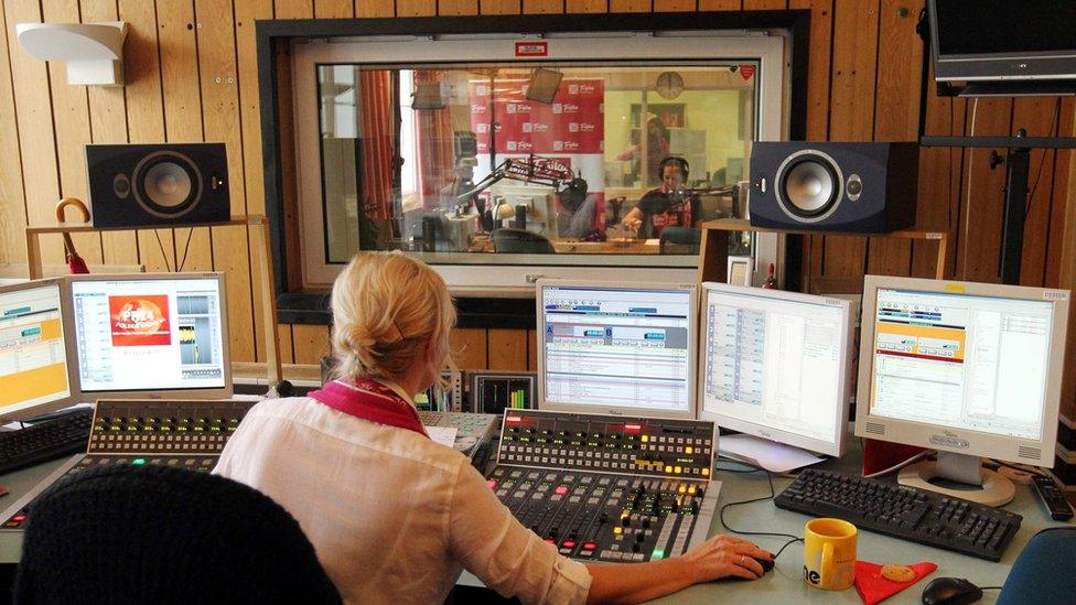 Polish Radio Channel 3 studio - file pic