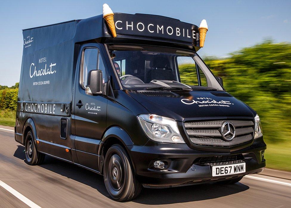 Hotel Chocolat's missing Chocmobile