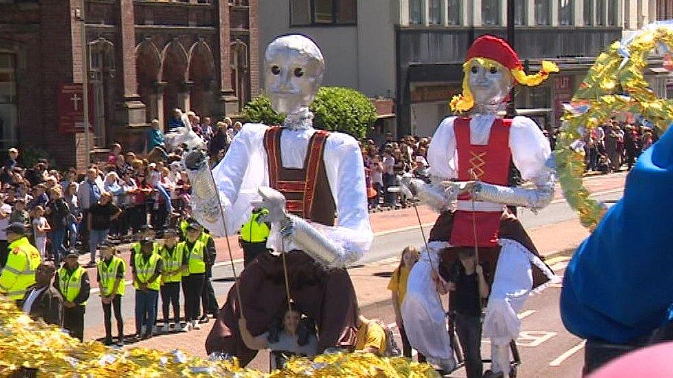 South Shields summer parade