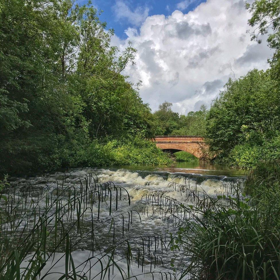 The Hunter Street Bridge at the University of Buckingham