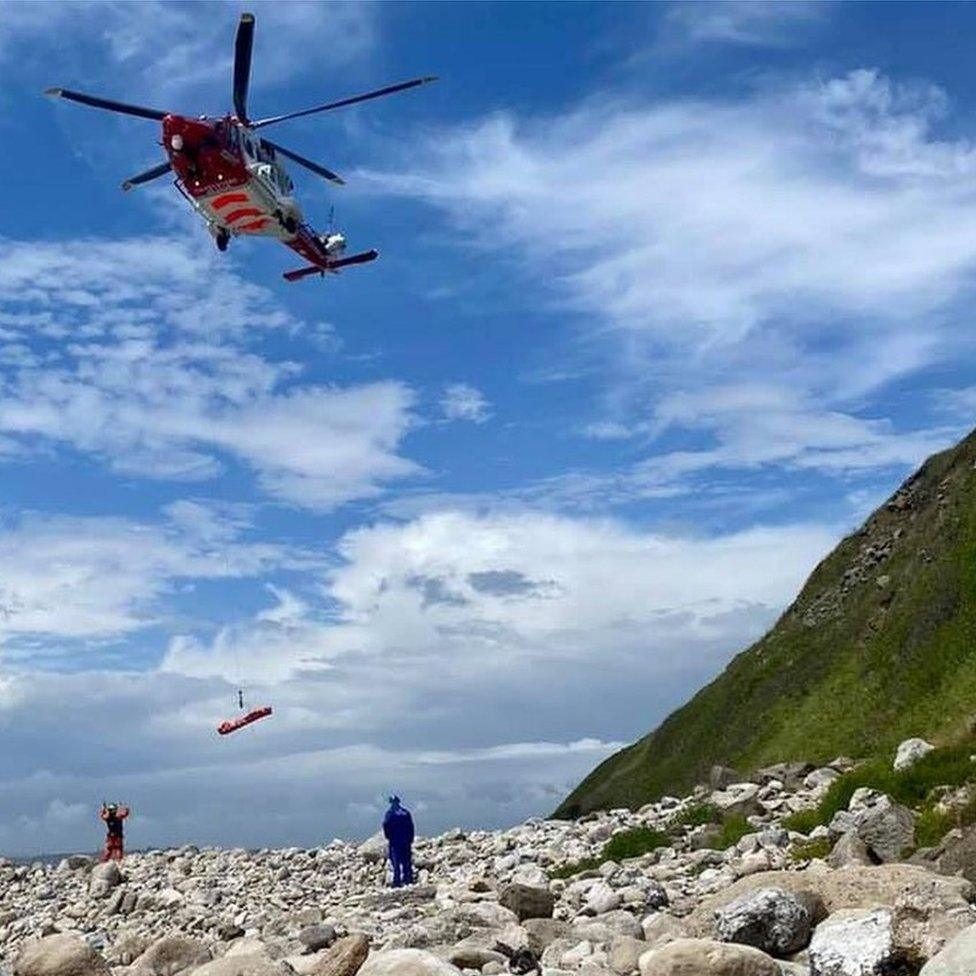 Blacknor Point rescue