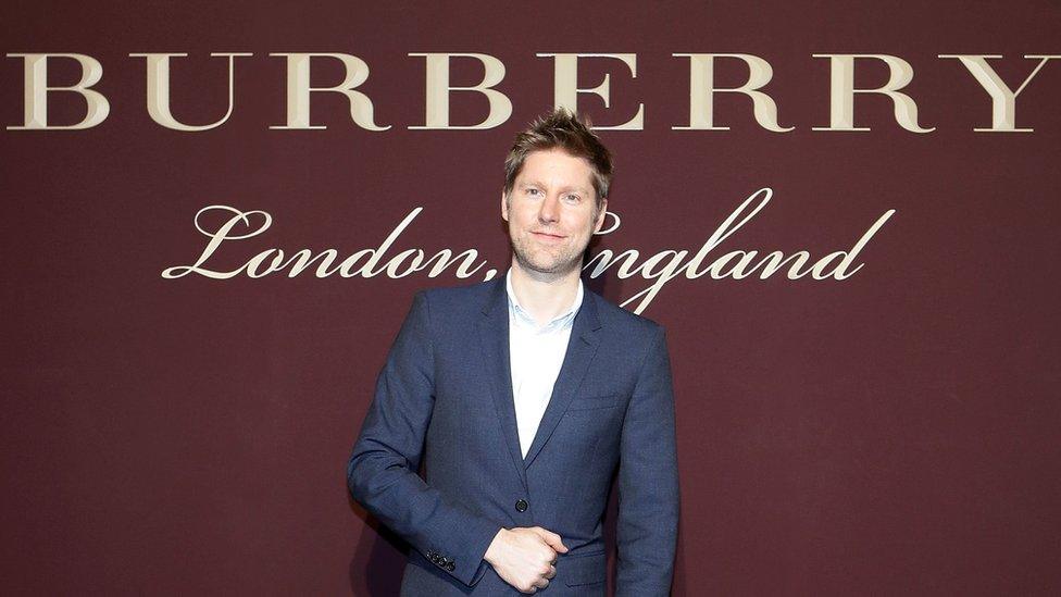 Christopher Bailey at the Burberry Seoul Flagship store