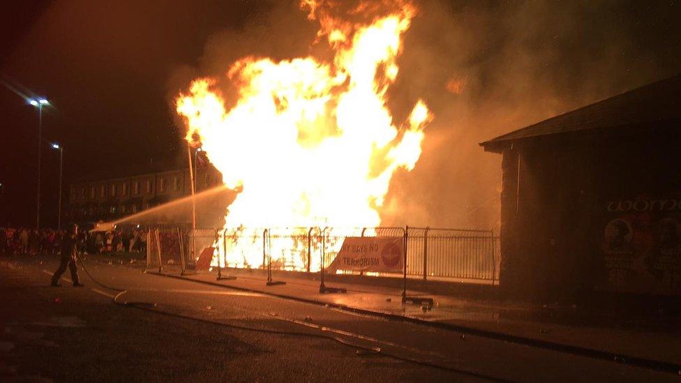 bogside bonfire