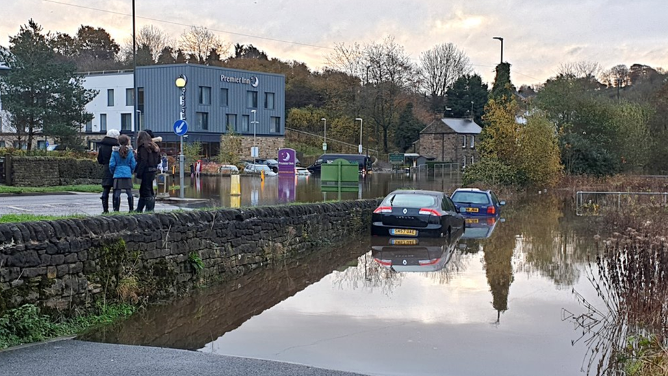 Flooding in Matlock Bath