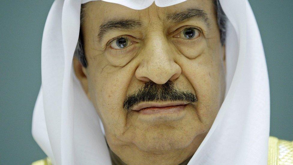 File photo of Bahrain's late Prime Minister, Prince Khalifa bin Salman Al Khalifa (2007)