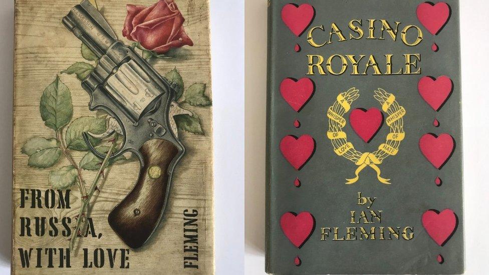 First edition of Ian Fleming's Bond books