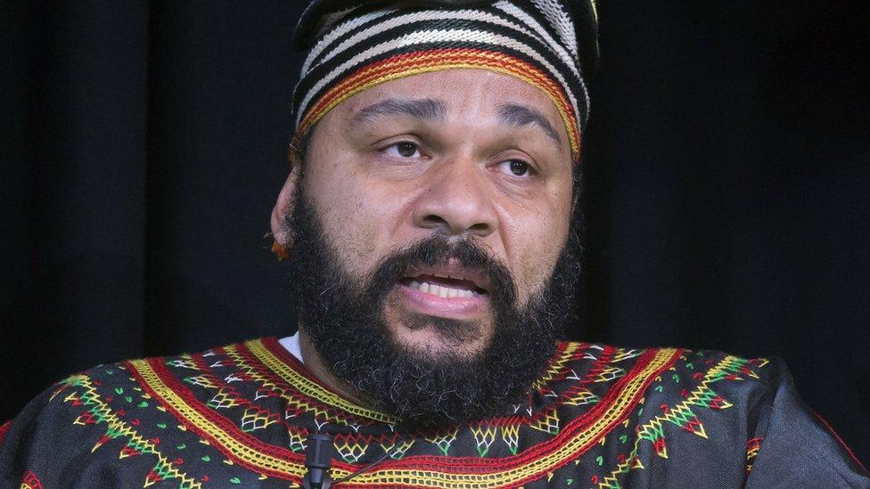 French comedian Dieudonne M'bala M'bala (11 January 2014)