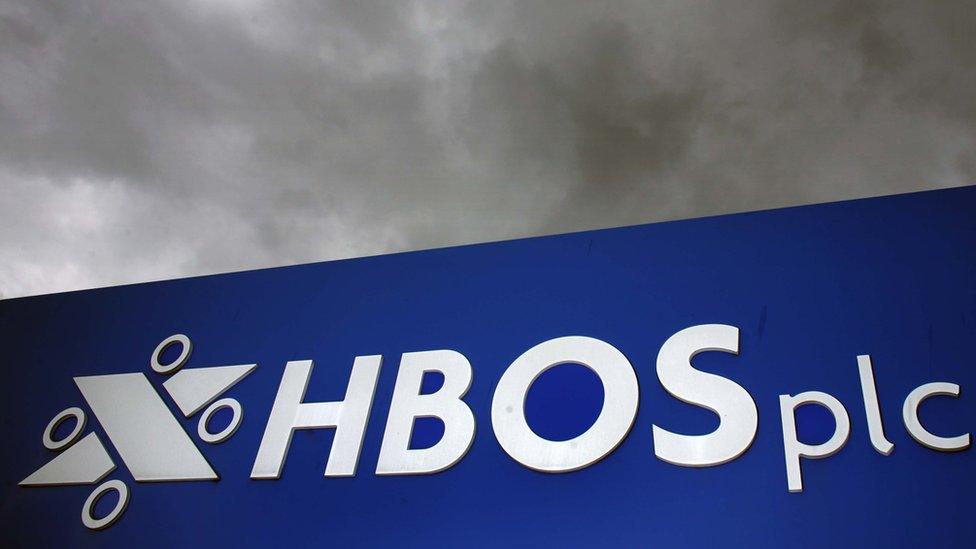 HBOS sign