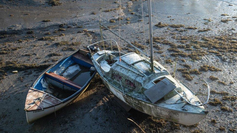 Llangwm boats