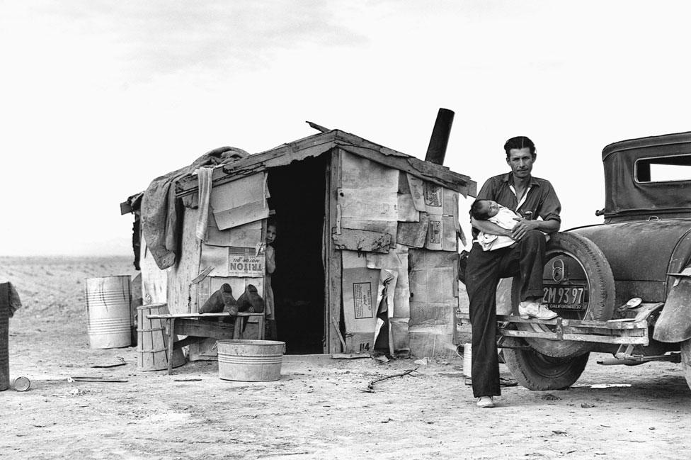 Migrant worker in California in 1937