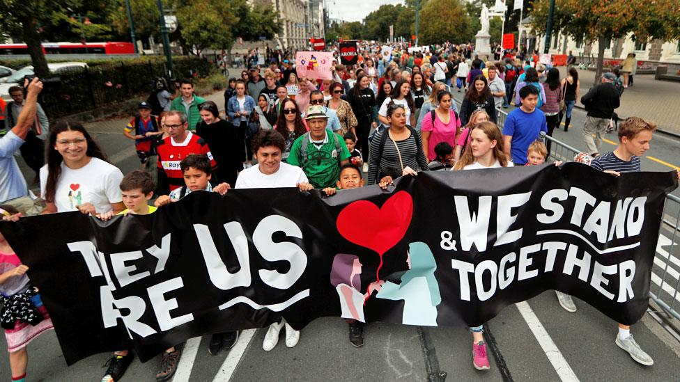 Christchurch march