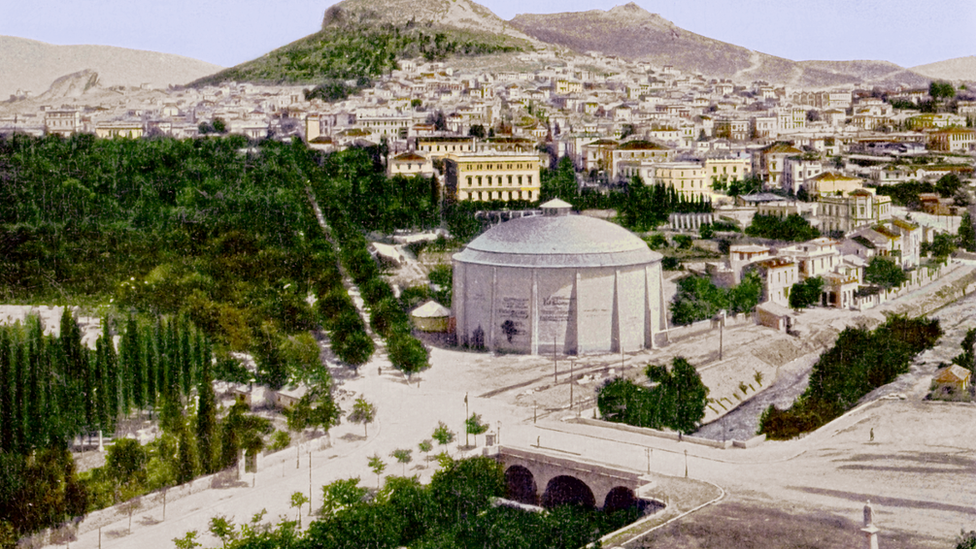 Stadium Bridge over the River Ilissos, Athens, c.1900