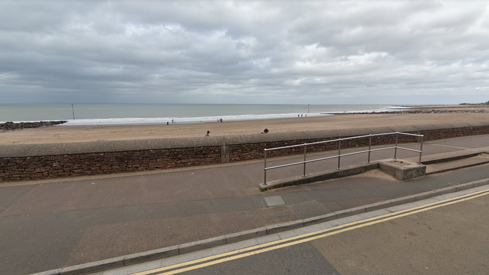 Minehead beach