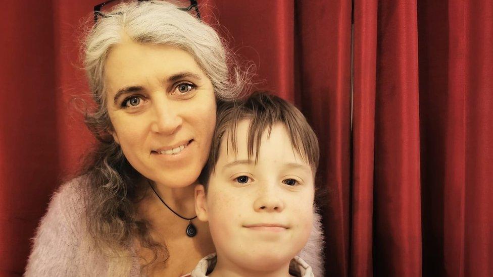 Paola Dyboski-Bryant and her son Ziggy