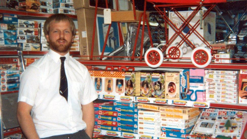 Gary Grant in one of his first shops