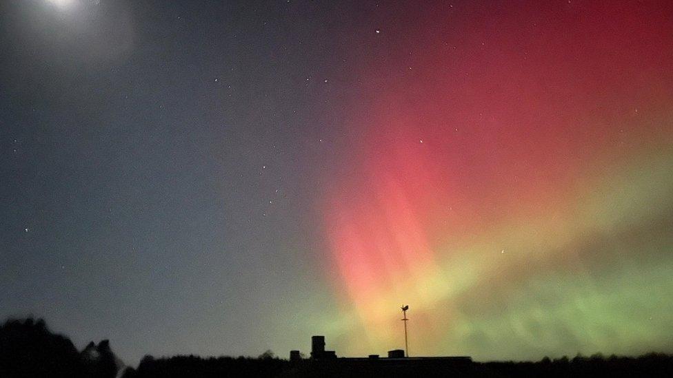 northern lights in Perth